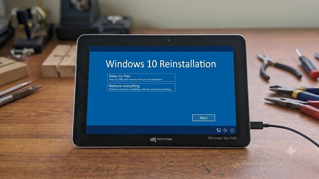 How to Install Windows 10 in Micromax P295 Tablet